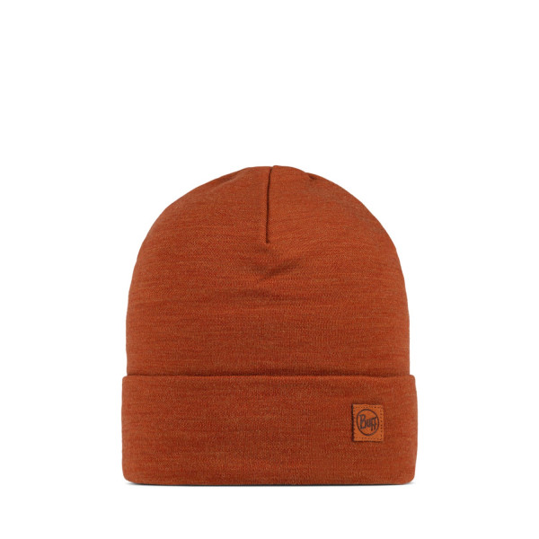 Buff Merino Heavyweight Beanie - Solid Cinnamon