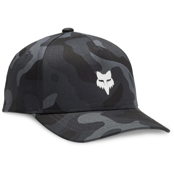 Fox Youth Fox Head Camo 110 Sb Hat - Black Camo