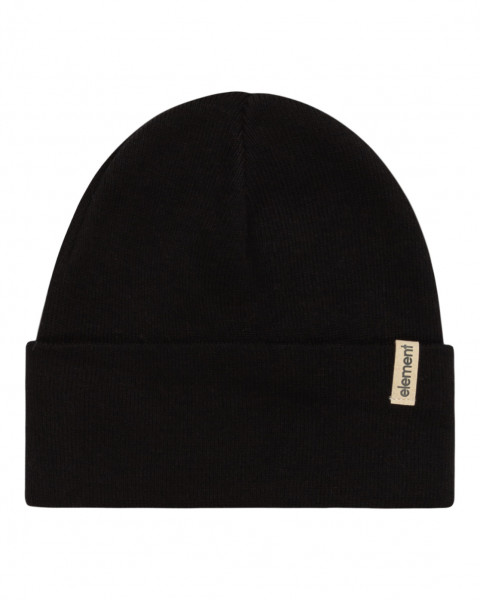 Element Dusk Low Merino Beanie - Flint Black