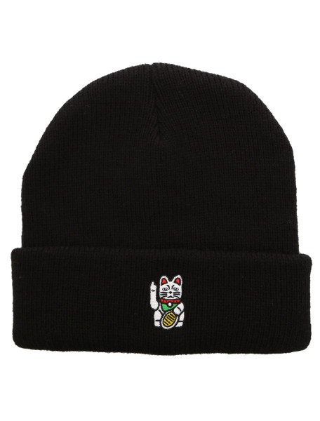 Iriedaily Bye Bye Cat Beanie - Black