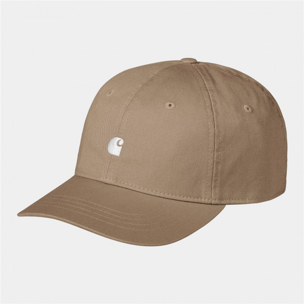 Carhartt WIP Madison Logo Cap - Leather / White