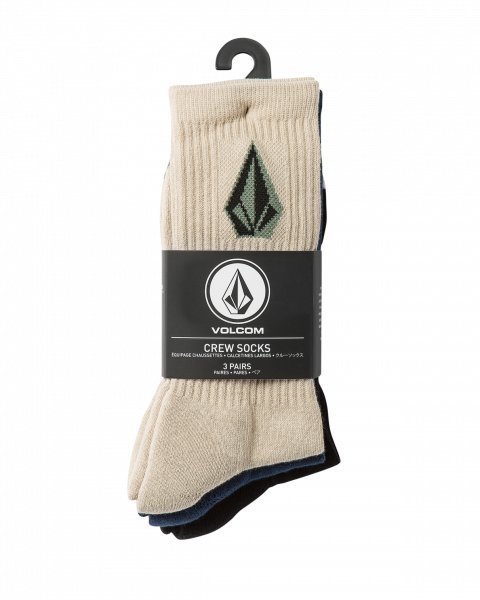 Volcom Full Stone Mix Sock 3pk - 42-46