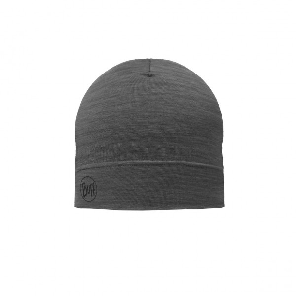 Buff Merino Lightweight Beanie - Solid Grey