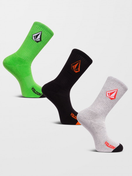 Volcom Full Stone Sock 3pk - 42-46