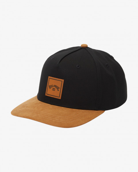 Billabong Stacked Snapback - Black/Tan