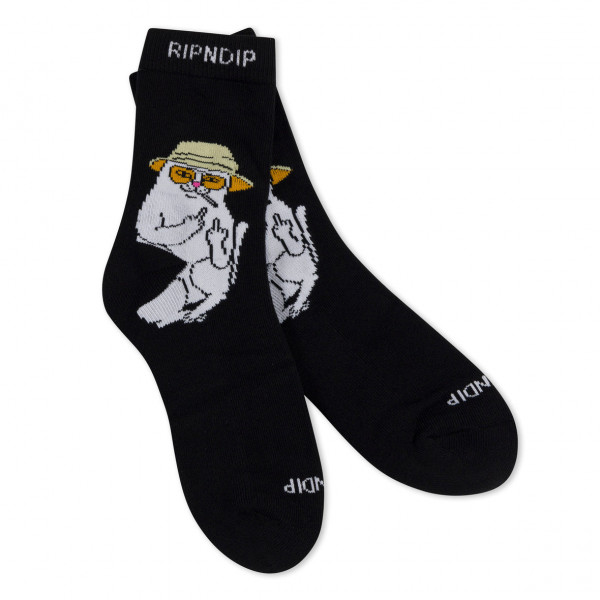 RiPnDiP Nermal S Thompson Mid Socks - Black