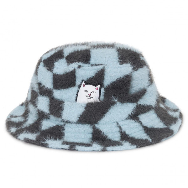 RiPnDiP Lord Nermal Mohair Bucket Hat - Blue/Black