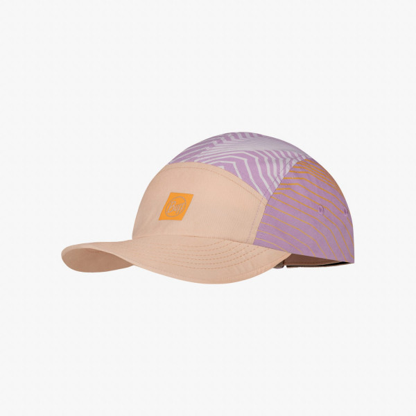 Buff 5 Panel Go Youth Cap - Katsy Orchid