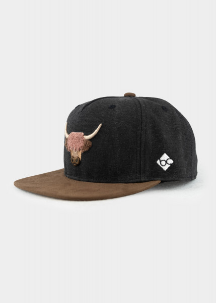 Bavarian Caps Hochlandrind Snapback - Grau