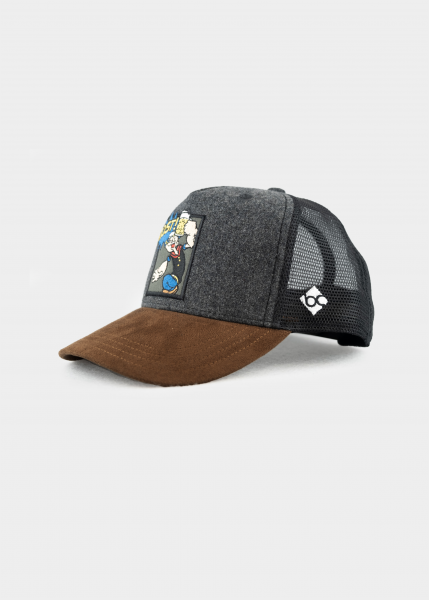 Bavarian Caps Popeye Snapback Curved - Dunkelgrau