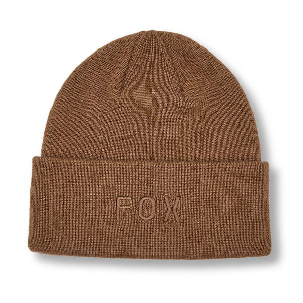 Fox Wordmark Beanie - Walnut