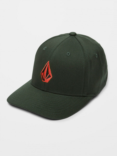 Volcom Full Stone Flexfit Hat - Dark Forest